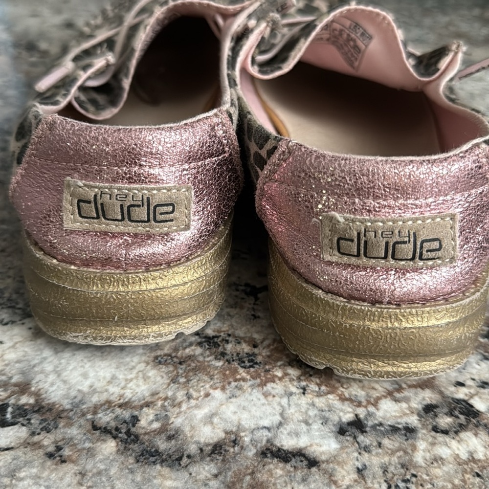 Hey Dude Youth Wendy Leo Nut Shoes - Picture 4 of 8